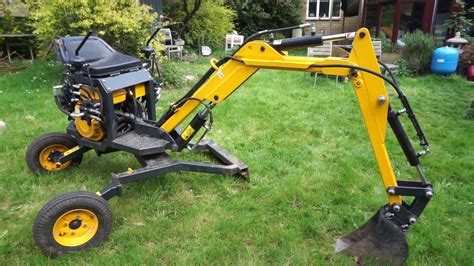 mini digger diy|mini digger for garden projects.